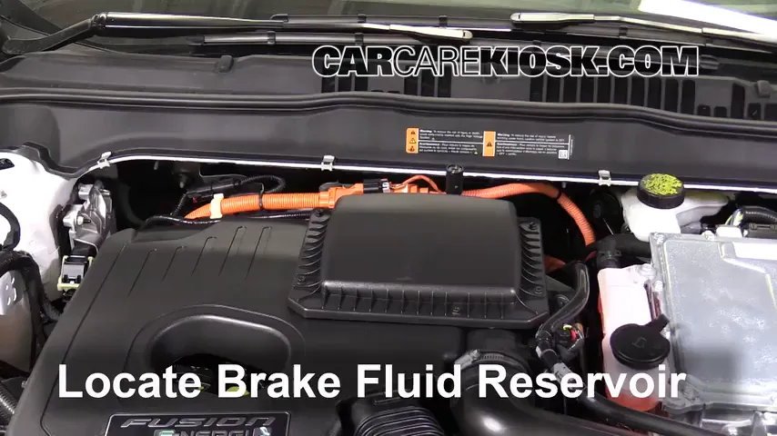2017 Ford Fusion Energi Titanium 2.0L 4 Cyl. Brake Fluid Add Fluid